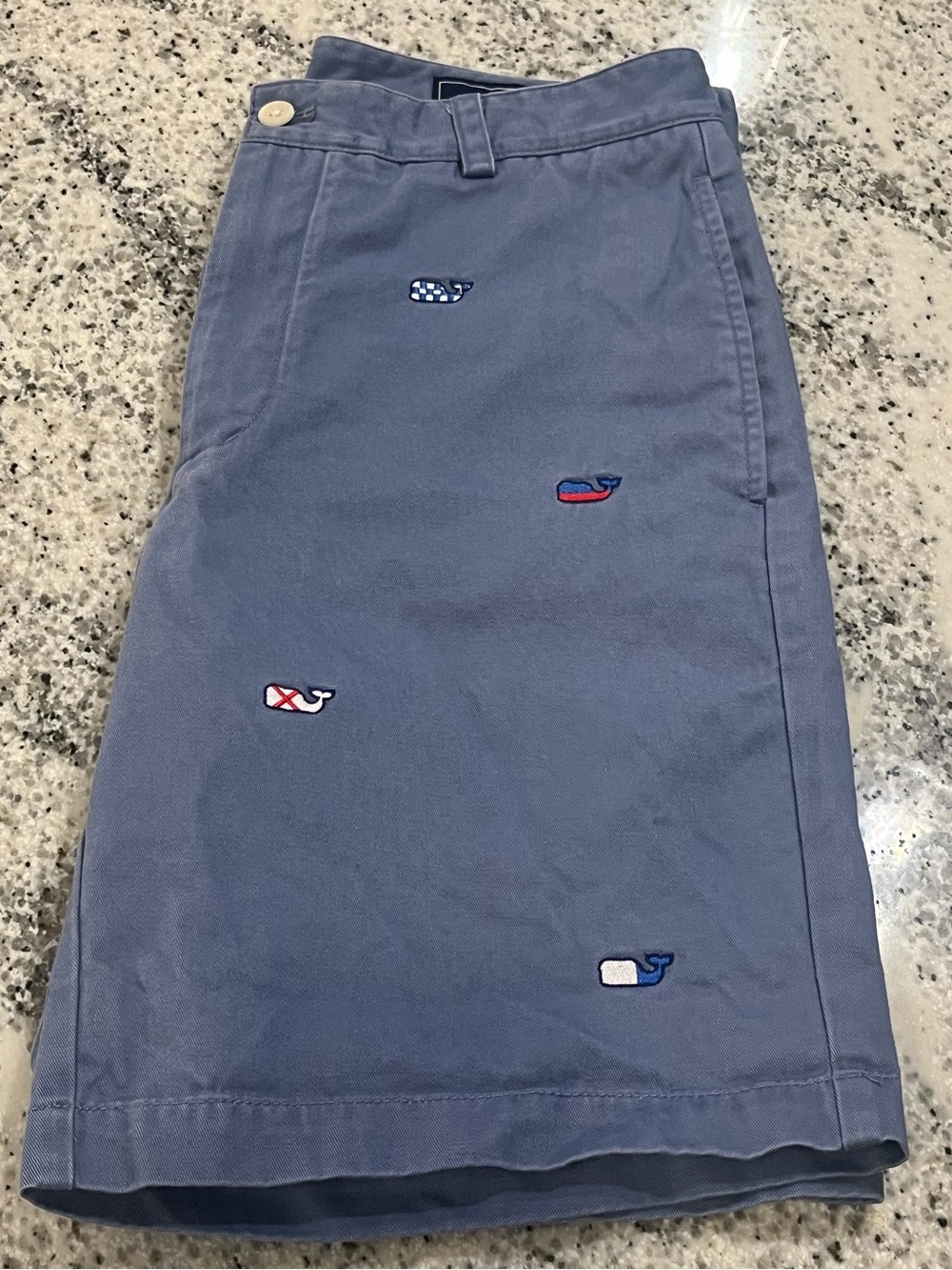 Vineyard Vines Men’s Blue Patriot Whale Club Shorts 30” x 9” Inseam